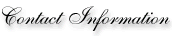 Contact Information